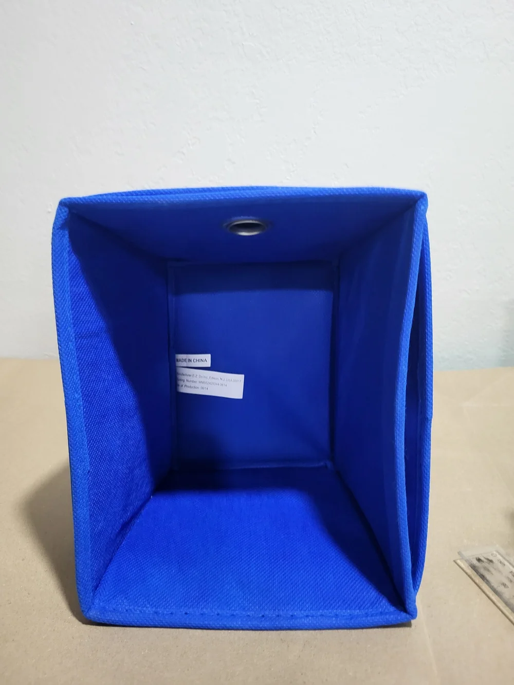 Blue Camo Fabric Storage Bins - Set of 2